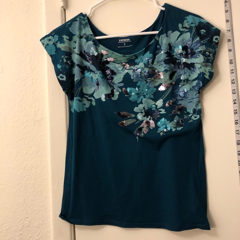 EXPRESS Sequin Blouse